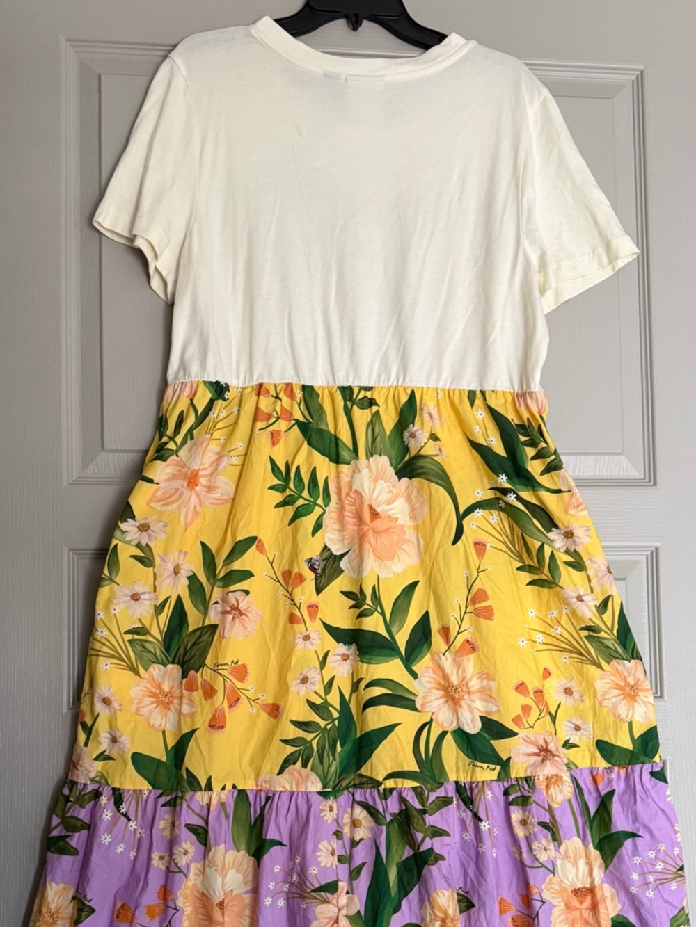 Farm Rio tiered floral shirt dresss Large - Picture 5 of 13